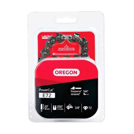 OREGON PowerCut 20 in. 72 links Chainsaw Chain E72